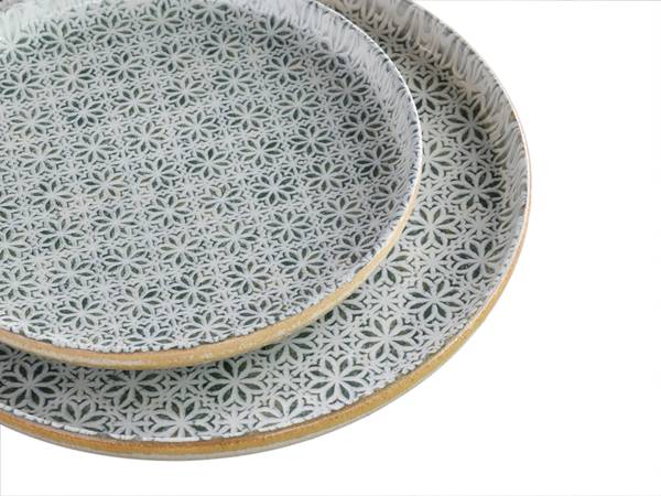 Tellerset Uno Emiliana 12-teilig - Grau