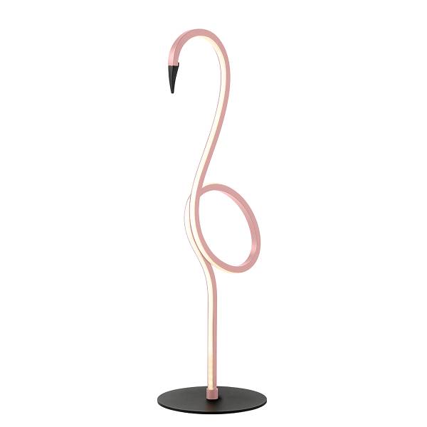 Tischleuchte Flamingo - Stahl / Kunststoff - 1-flammig - Pink