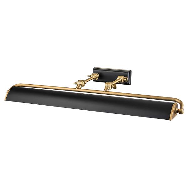Wandleuchte Winchflied - Stahl - 1-flammig - Schwarz - Breite: 70 cm