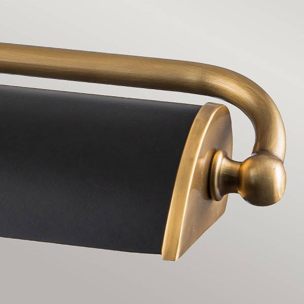 Wandleuchte Winchflied - Stahl - 1-flammig - Schwarz - Breite: 70 cm