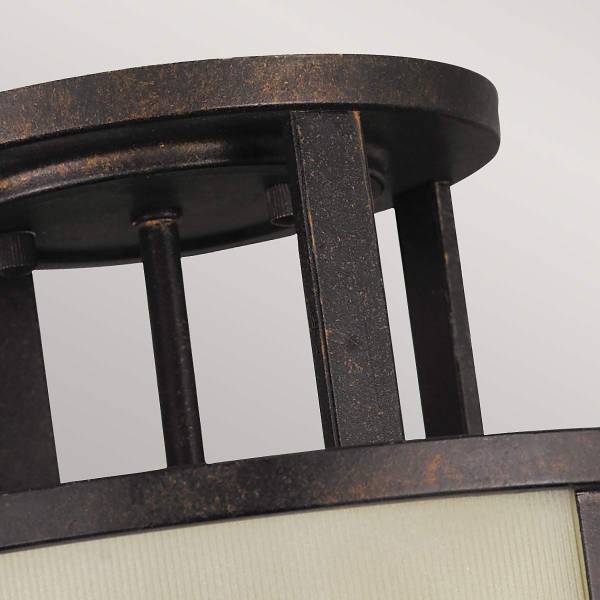 Deckenleuchte Fusion - Rostbraun - Höhe: 23 cm