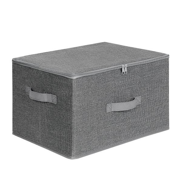 Aufbewahrungsbox Rulls 3er-Set - Grau - Mischgewebe - 40 x 25 x 30 cm
