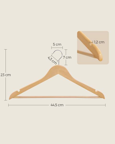 Kleiderbügel Tiuna Typ A - Beige