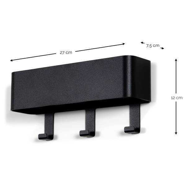 Garderobenleiste Dax Play - Metall - Kaschmir - Breite: 27 cm