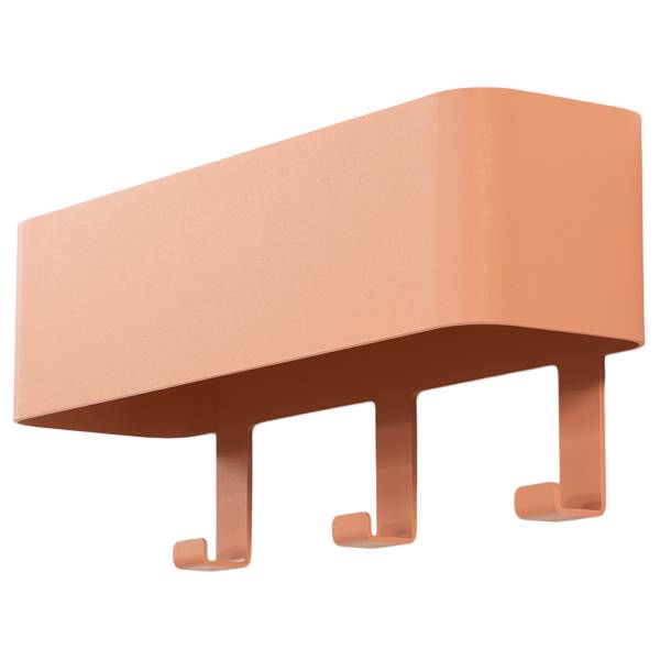 Garderobenleiste Dax Play - Metall - Apricot - Breite: 27 cm