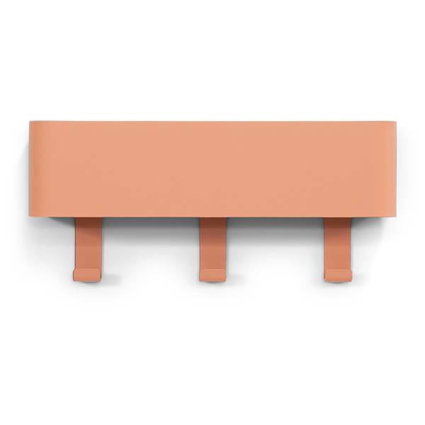 Garderobenleiste Dax Play - Metall - Apricot - Breite: 27 cm