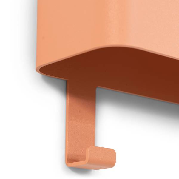 Garderobenleiste Dax Play - Metall - Apricot - Breite: 27 cm