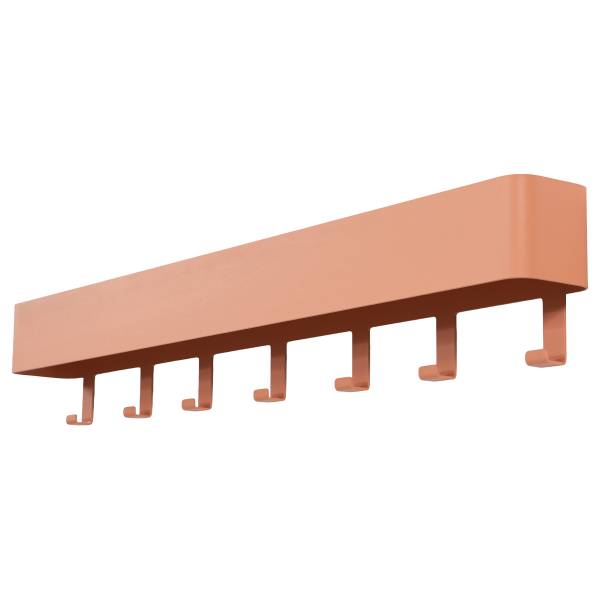Garderobenleiste Dax Play - Metall - Apricot - Breite: 72 cm