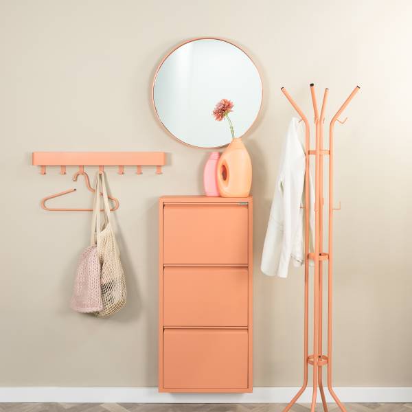 Garderobenleiste Dax Play - Metall - Apricot - Breite: 72 cm