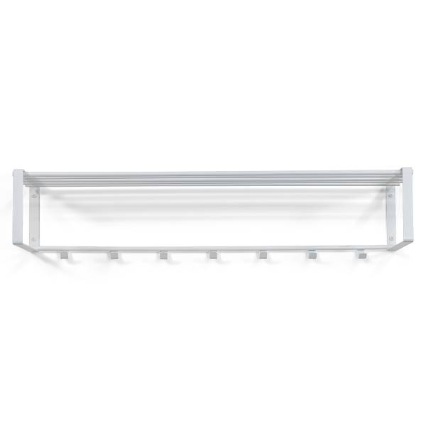 Wandgarderobe Welbeck - 100 cm - Metall - Weiß