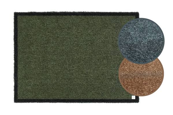 Sauberlaufmatte Touch - Polyamid - Dunkelgrün - Grün - 39 x 58 cm