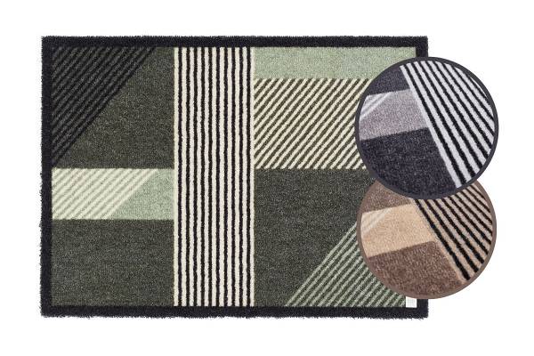 Sauberlaufmatte Sense - Dunkelgrün - 67 x 110 cm