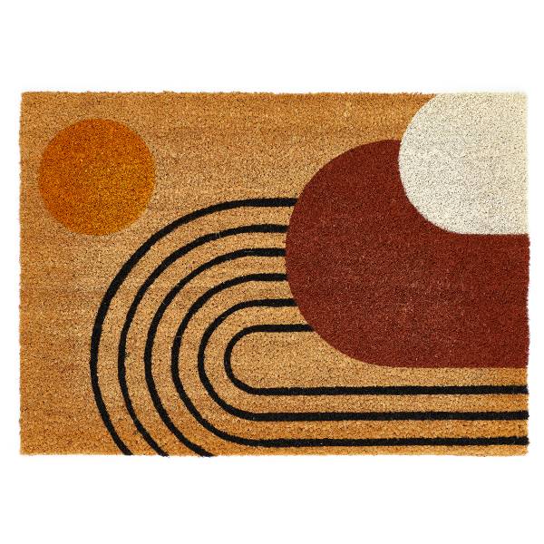 Fußmatte Kokos Geo - Kokos - Multi