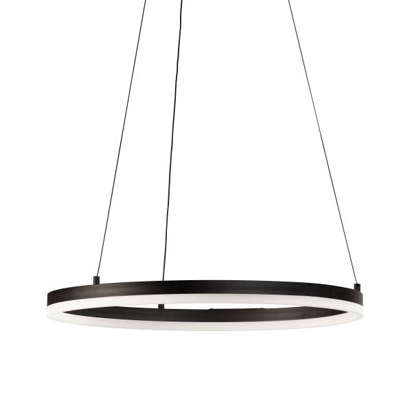 LED-Pendelleuchte Sirko Typ C - Eisen - Schwarz - 1-flammig