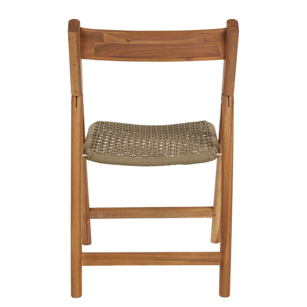 Klappstuhl BOHO GARDEN - Akazienholz/Polyester - Grün