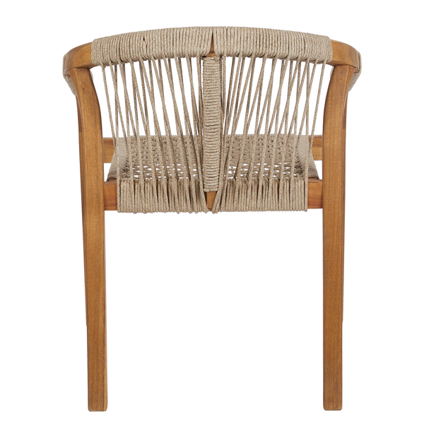 Gartenstuhl BAYONNE 2er-Set - Akazienholz/Polyester - Beige