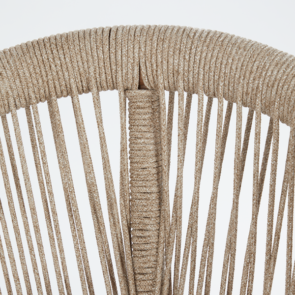 Gartenstuhl BAYONNE 2er-Set - Akazienholz/Polyester - Beige