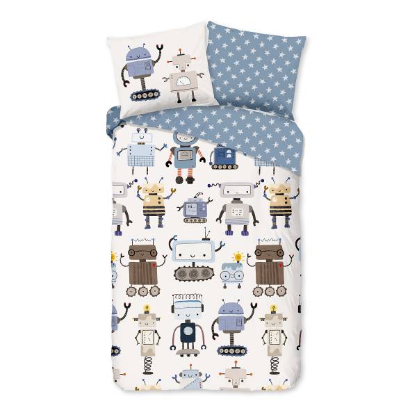 Renforcé-Bettwäsche 33012 - 140 x 200/220 cm + Kissen 70 x 60 cm