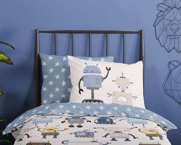 Renforcé-Bettwäsche 33012 - 140 x 200/220 cm + Kissen 70 x 60 cm