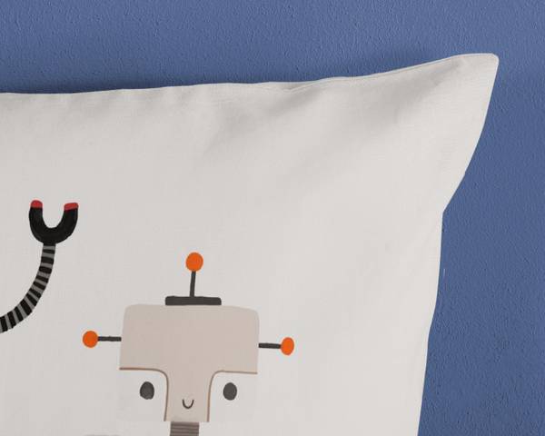 Renforcé-Bettwäsche 33012 - 140 x 200/220 cm + Kissen 70 x 60 cm