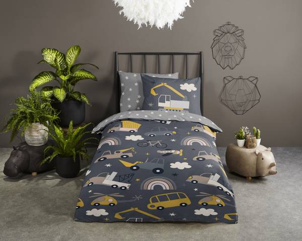 Renforcé-Bettwäsche 32086 - 140 x 200/220 cm + Kissen 70 x 60 cm
