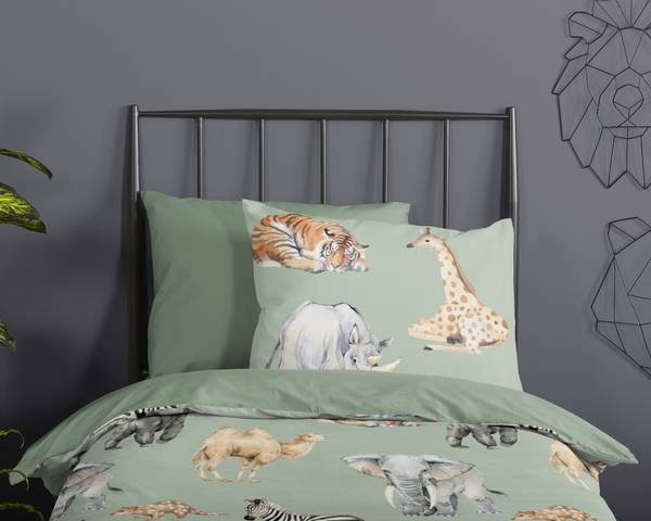 Microfaser-Bettwäsche 33089 - 140 x 200/220 cm + Kissen 70 x 60 cm