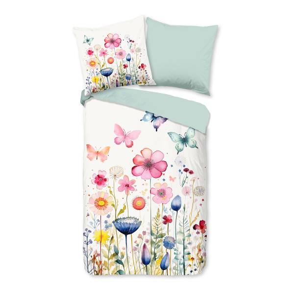 Microfaser-Bettwäsche 33126 - 135 x 200 cm + Kissen 80 x 80 cm