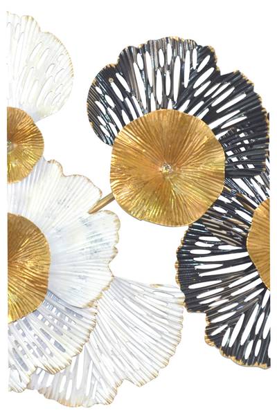 Metallbild Hugus - Multicolor - Eisen - 98 x 50 x 6 cm