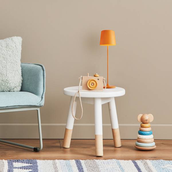 LED-Tischleuchte Kaami - Eisen / Kunststoff - 1-flammig - Orange - 2er Set