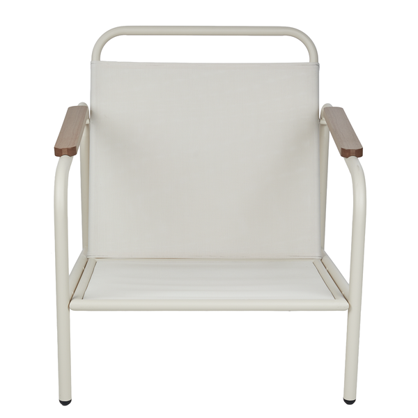 Gartensessel SOULGATE - Stahl - Beige - Beige