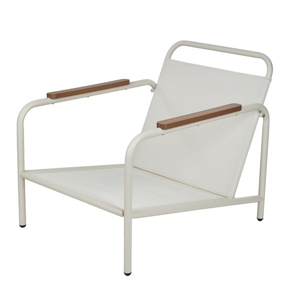 Gartensessel SOULGATE - Stahl - Beige - Beige