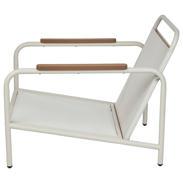 Gartensessel SOULGATE - Stahl - Beige - Beige