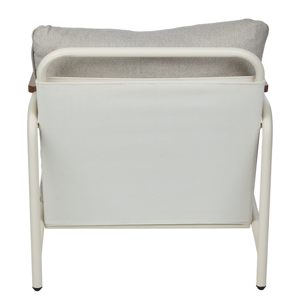 Gartensessel SOULGATE - Stahl - Beige - Beige