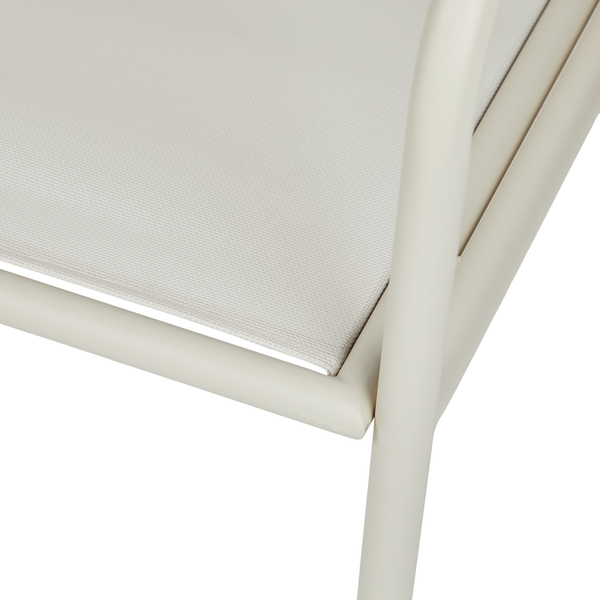 Gartensessel SOULGATE - Stahl - Beige - Beige