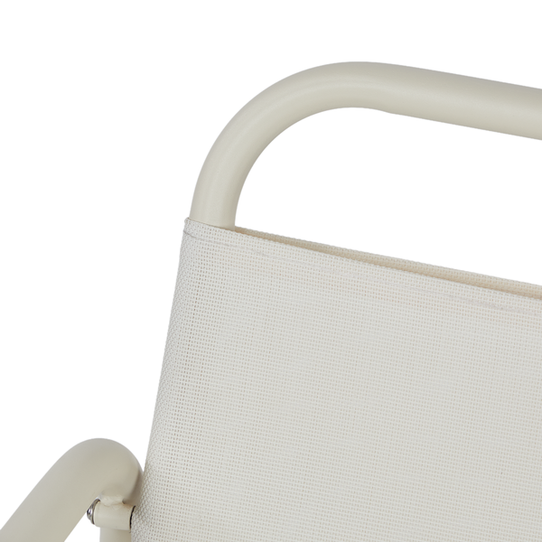 Gartensessel SOULGATE - Stahl - Beige - Beige