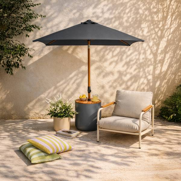 Gartensessel SOULGATE - Stahl - Beige - Beige