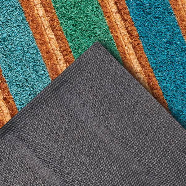 Fußmatte Mix Mats Colorful Stripes - Kokosfasern / PVC - Mehrfarbig