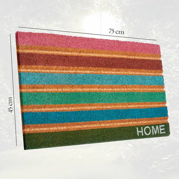 Fußmatte Mix Mats Colorful Stripes - Kokosfasern / PVC - Mehrfarbig