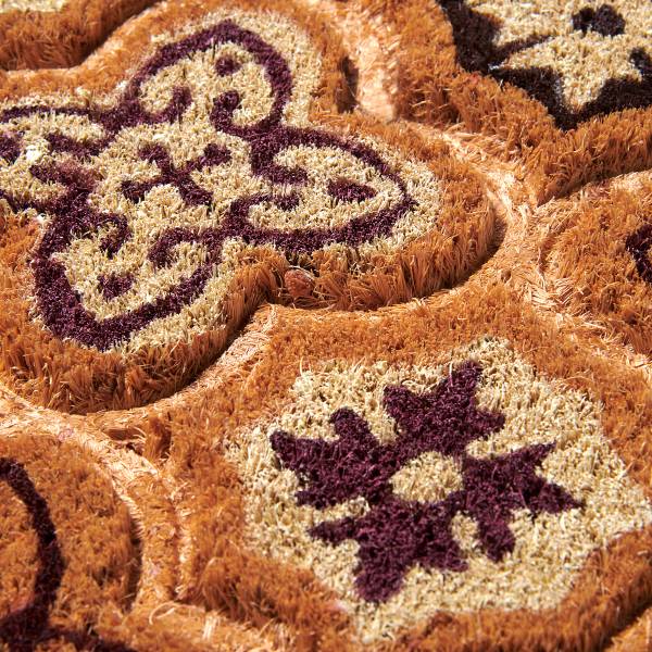 Fußmatte Mix Mats Moroccan Tiles - Kokosfasern / PVC - Braun