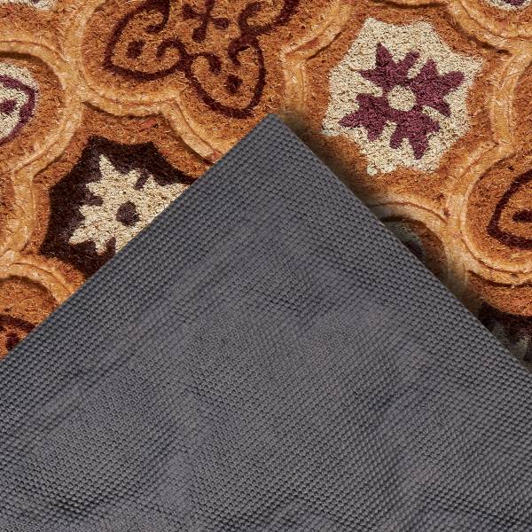 Fußmatte Mix Mats Moroccan Tiles - Kokosfasern / PVC - Braun