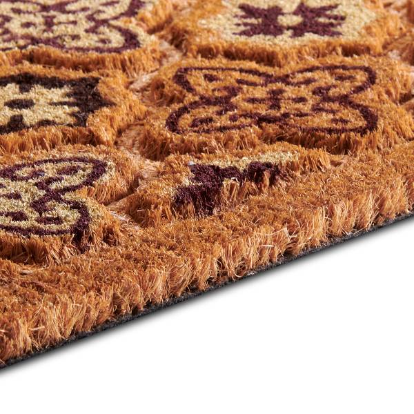 Fußmatte Mix Mats Moroccan Tiles - Kokosfasern / PVC - Braun