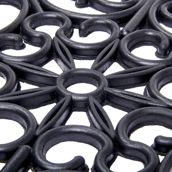 Fußmatte Mix Mats Gusseisen Typ A - Gummi - Schwarz