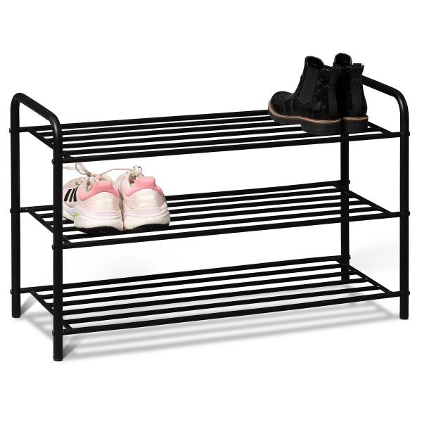 Schuhregal Briard - Metall - Schwarz