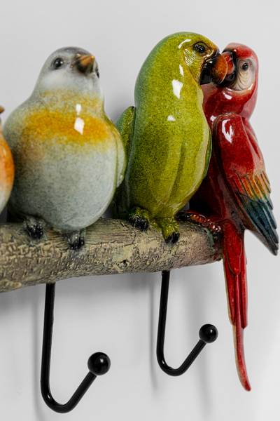 Garderobenleiste Exotic Birds - Mehrfarbig