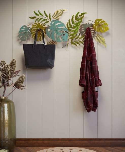 Wandgarderobe Jungle Party - Metall - Grün