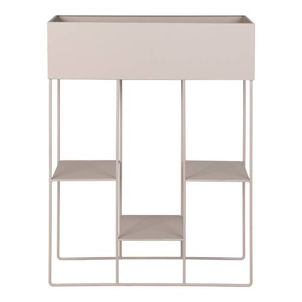 Pflanzständer Rabo - Beige - Stahl - 25 x 80 x 60 cm