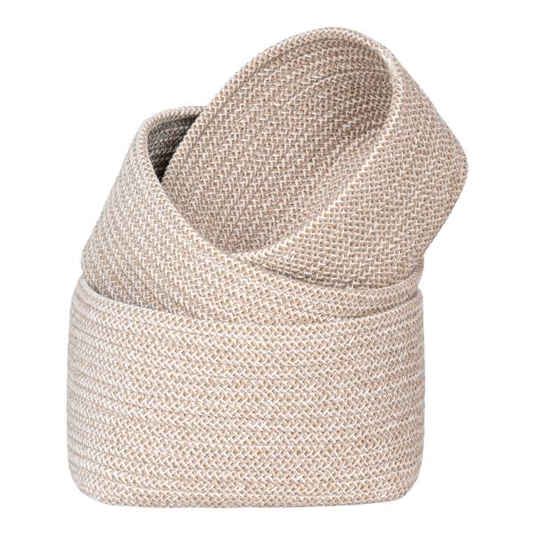 Korbset Cadima 3-teilig - Beige - Baumwollstoff