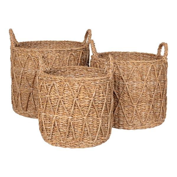 Korbset Krabi 3-teilig - Braun - Andere
