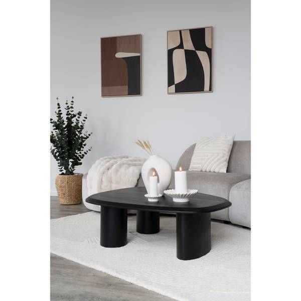 Kunstdruck Cape Town No.2 - Beige - Webstoff - 50 x 70 x 2.5 cm