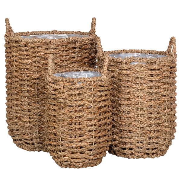 Pflanztopfset Hue 3-teilig - Braun - Andere